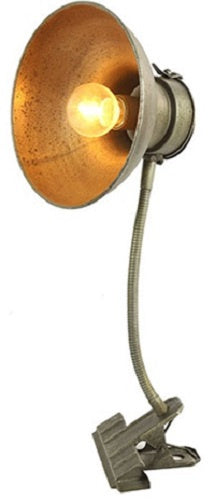 klemlamp Marc 17 x 12,5 x 41 cm staal brons