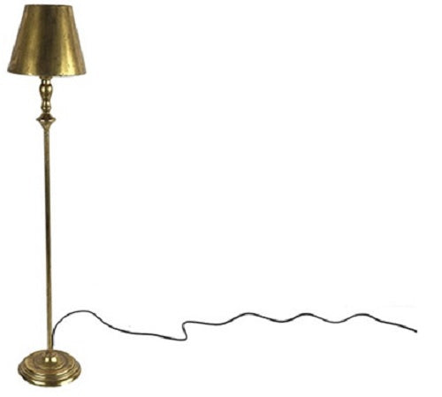 staande lamp Bronte 102 cm E27 staal 40W goud