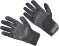 handschoenen nylon/polyester/leer zwart maat L