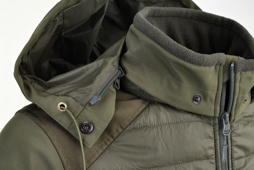 outdoorjas Soft-Shell heren nylon/polyester blauw mt L