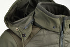 outdoorjas Soft-Shell heren nylon/polyester blauw mt L