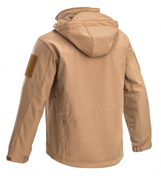 outdoorjas Tactical heren polyester beige maat S