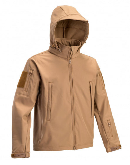 outdoorjas Tactical heren polyester beige maat S