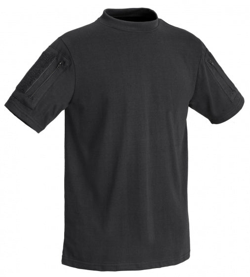 outdoorshirt Tactical kort heren katoen zwart maat L