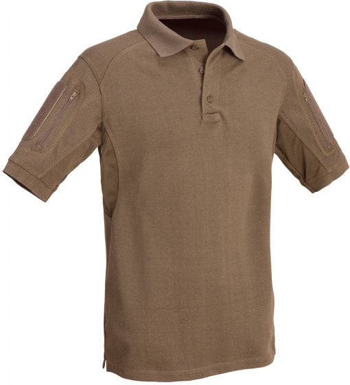 poloshirt Tactical heren polykatoen bruin maat S