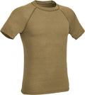 T-shirt Winter heren merinowol bruin maat L