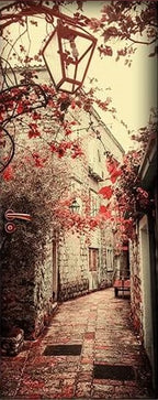 Dekoidea Deursticker Old Street 83 x 210 cm vinyl beige
