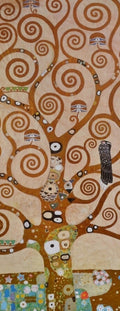 deursticker Tree of Life 83 x 210 cm vinyl bruin