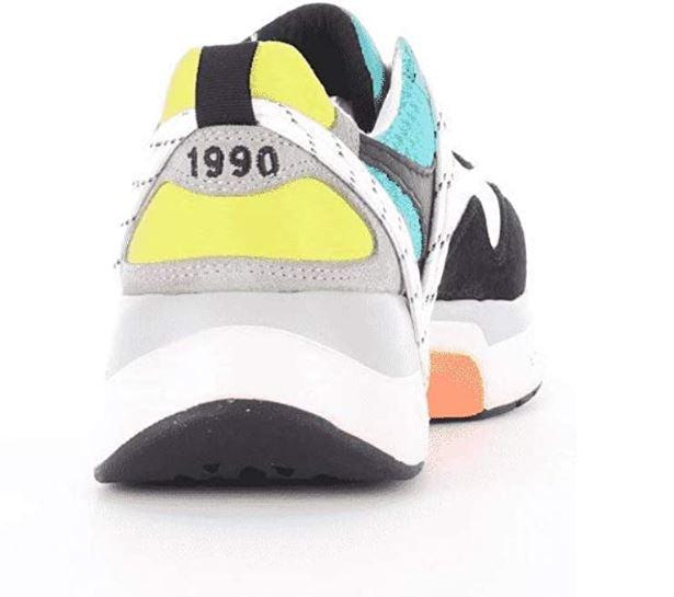 sneakers N9000 TXS H heren mesh/leer wit/blauw maat 40,5