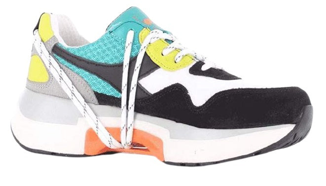 sneakers N9000 TXS H heren mesh/leer wit/blauw maat 40,5