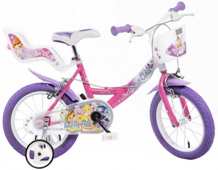 Dino Winx Club 14 Inch 23 cm Meisjes Knijprem Roze Paars