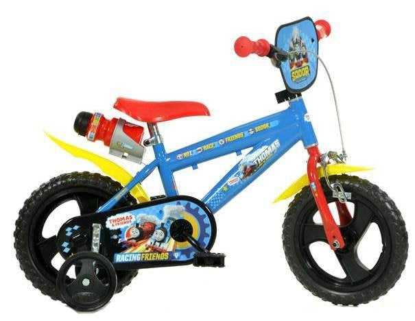 thomas de trein 12 inch 21 cm jongens doortrapper blauw