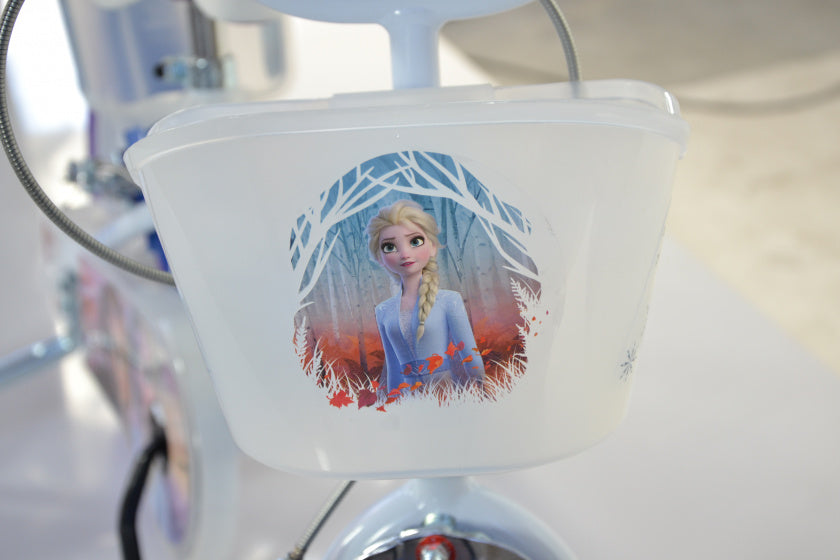 frozen ii 14 inch 23 cm meisjes knijprem wit/paars