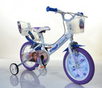frozen ii 16 inch 26 cm meisjes knijprem wit/paars