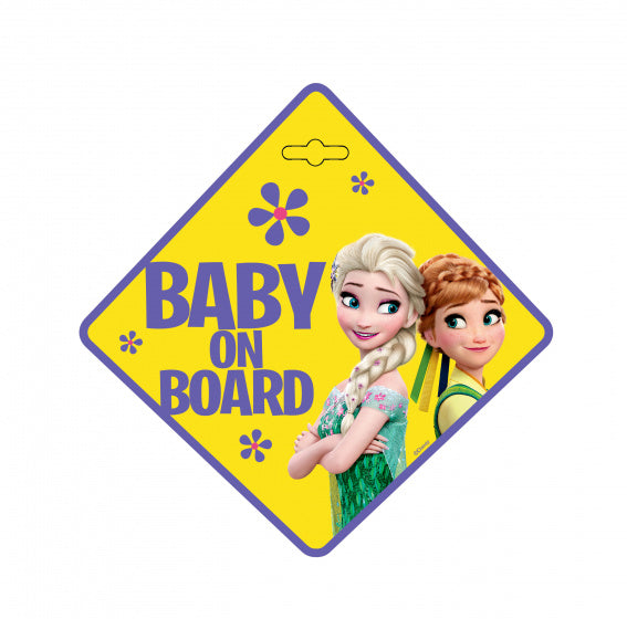 autobord Frozen Baby on Board 13 cm