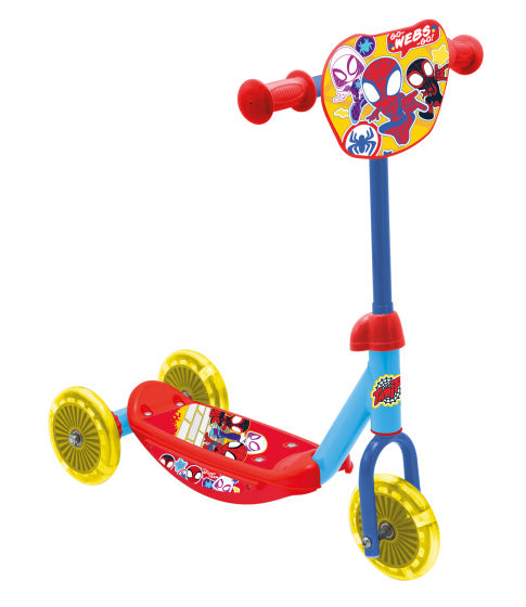 Disney Baby Spidey 3-wiel kinderstep jongens rood/geel/blauw