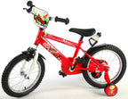 Disney autos disney cars kinderfiets - jongens - 16 inch - rood