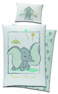 dekbedovertrek Dumbo junior 90 x 120 cm katoen wit