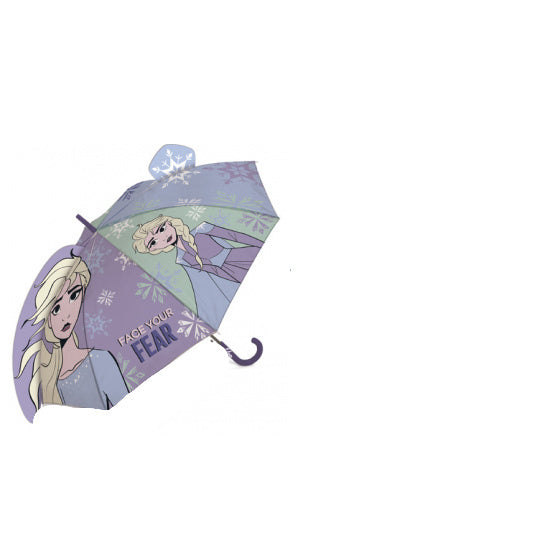 Disney Frozen II kinderparaplu meisjes fiberglass paars/groen