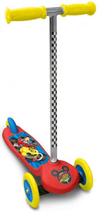 Disney Mickey Mouse 3-wiel kinderstep voetrem junior rood/geel
