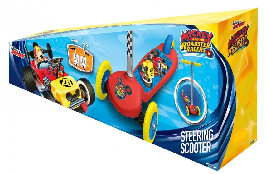 Disney Mickey Mouse 3-wiel kinderstep voetrem junior rood/geel