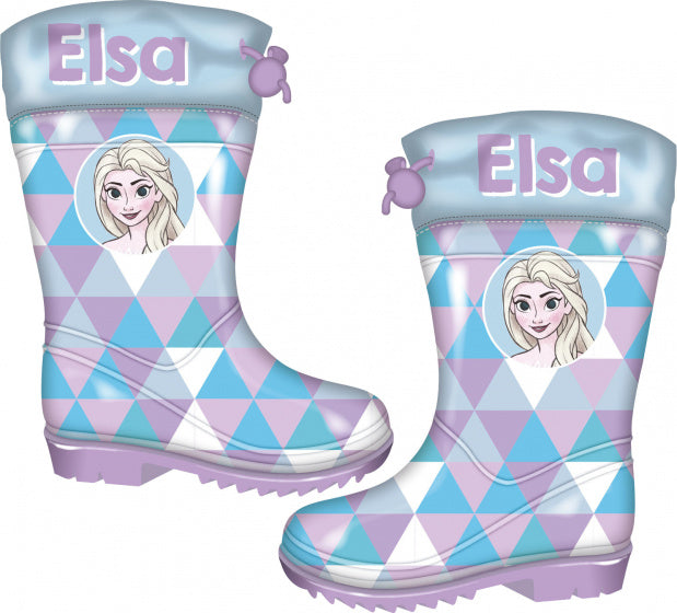 regenlaarzen Frozen II meisjes PVC blauw/lila maat 32