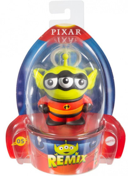 speelfiguur Alien Remix #05 junior 12 cm groen/rood