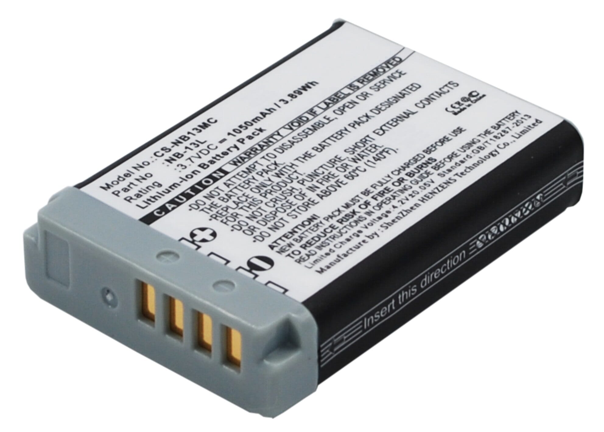 Blu-Basic Digitale Camera Accu 3.7V 1050mAh Li-ion Voor Canon