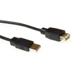 ACT USB 2.0 verlengkabel USB A man USB A vrouw zwart 5 m