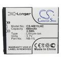 Replacement Digitale Camera Accu 3.7V 680mAh Li-ion Voor Canon