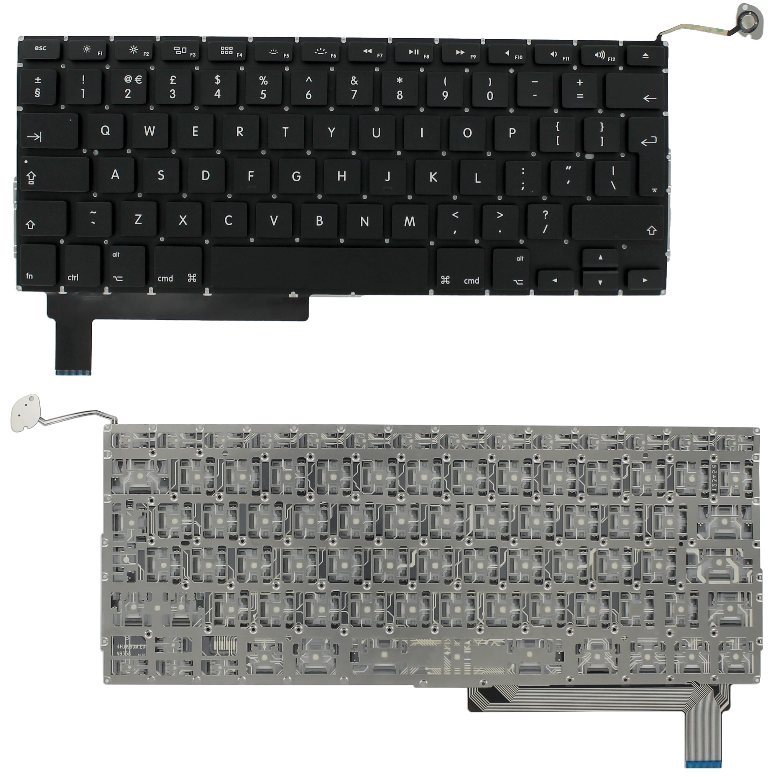 Replacement Macbook Toetsenbord Qwerty EU A1286 (2009-2012)