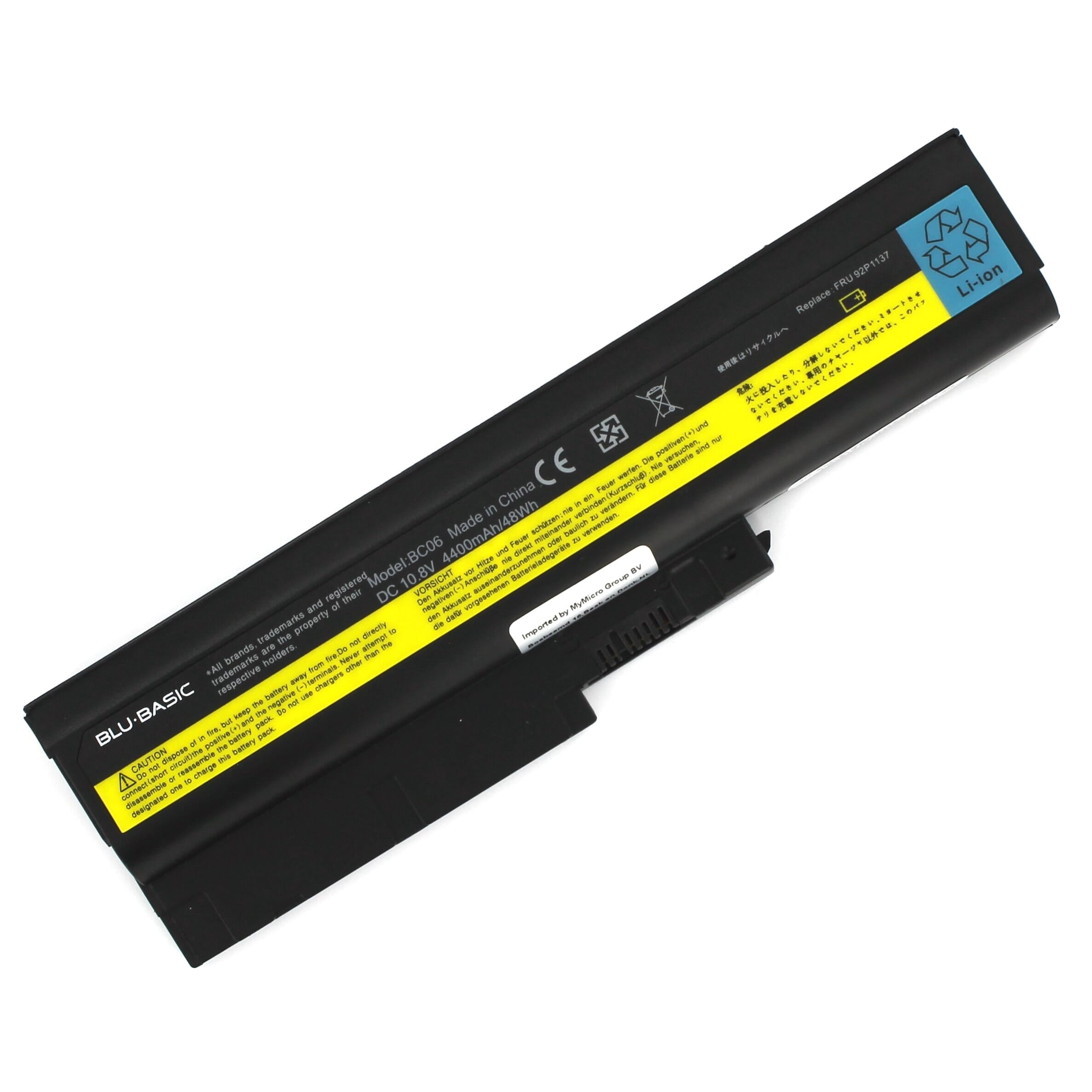 Blu-Basic Laptop Accu 10.8V 4400mAh