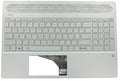 Ty hp laptop toetsenbord qwer us + top cover, bl- zilver