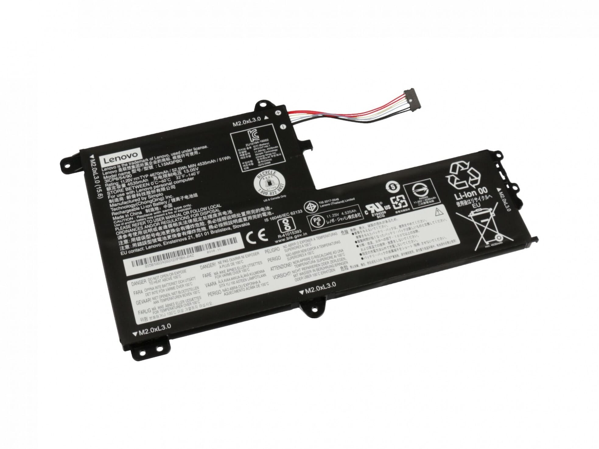 lenovo laptop accu 4610 mah