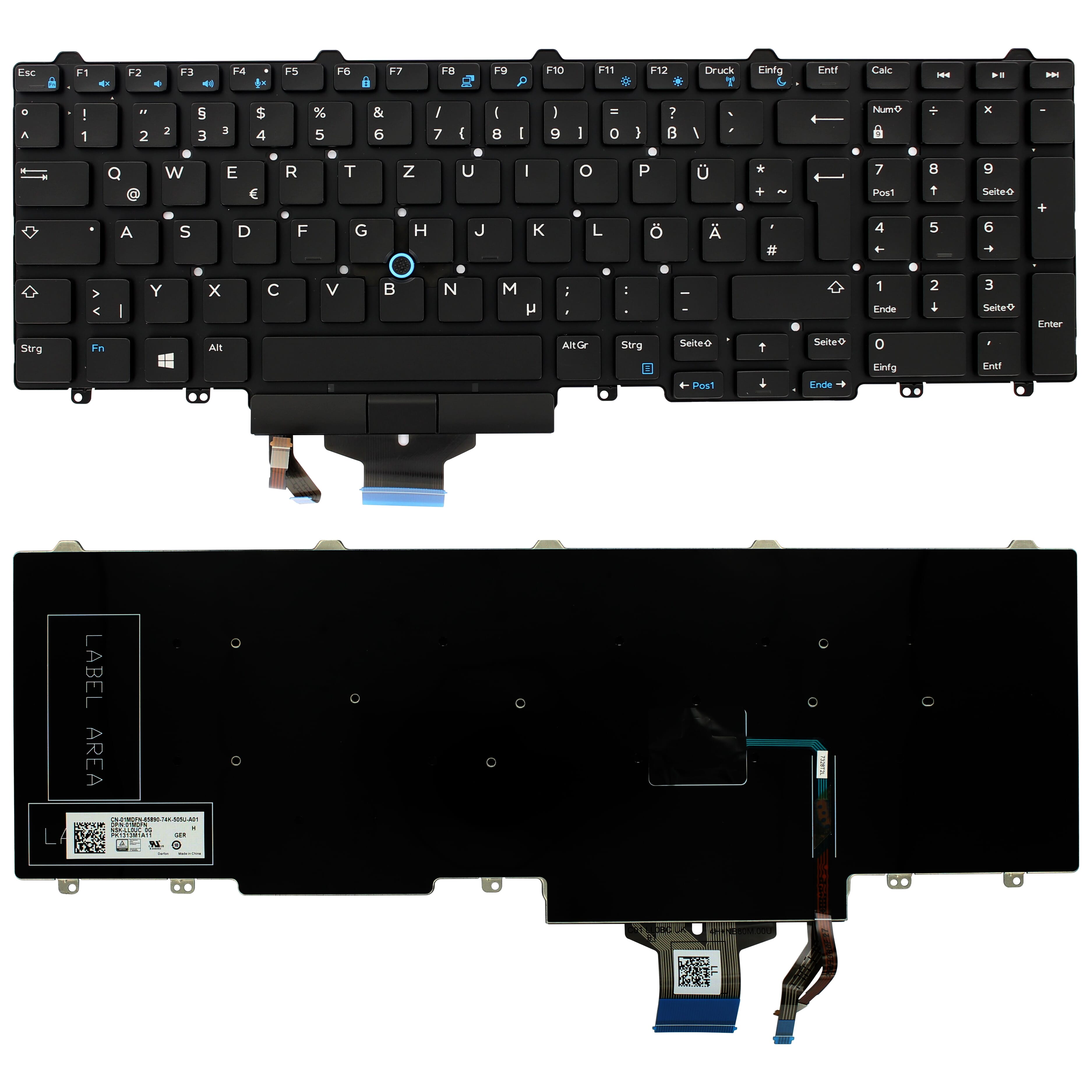 dell laptop toetsenbord qwertz de