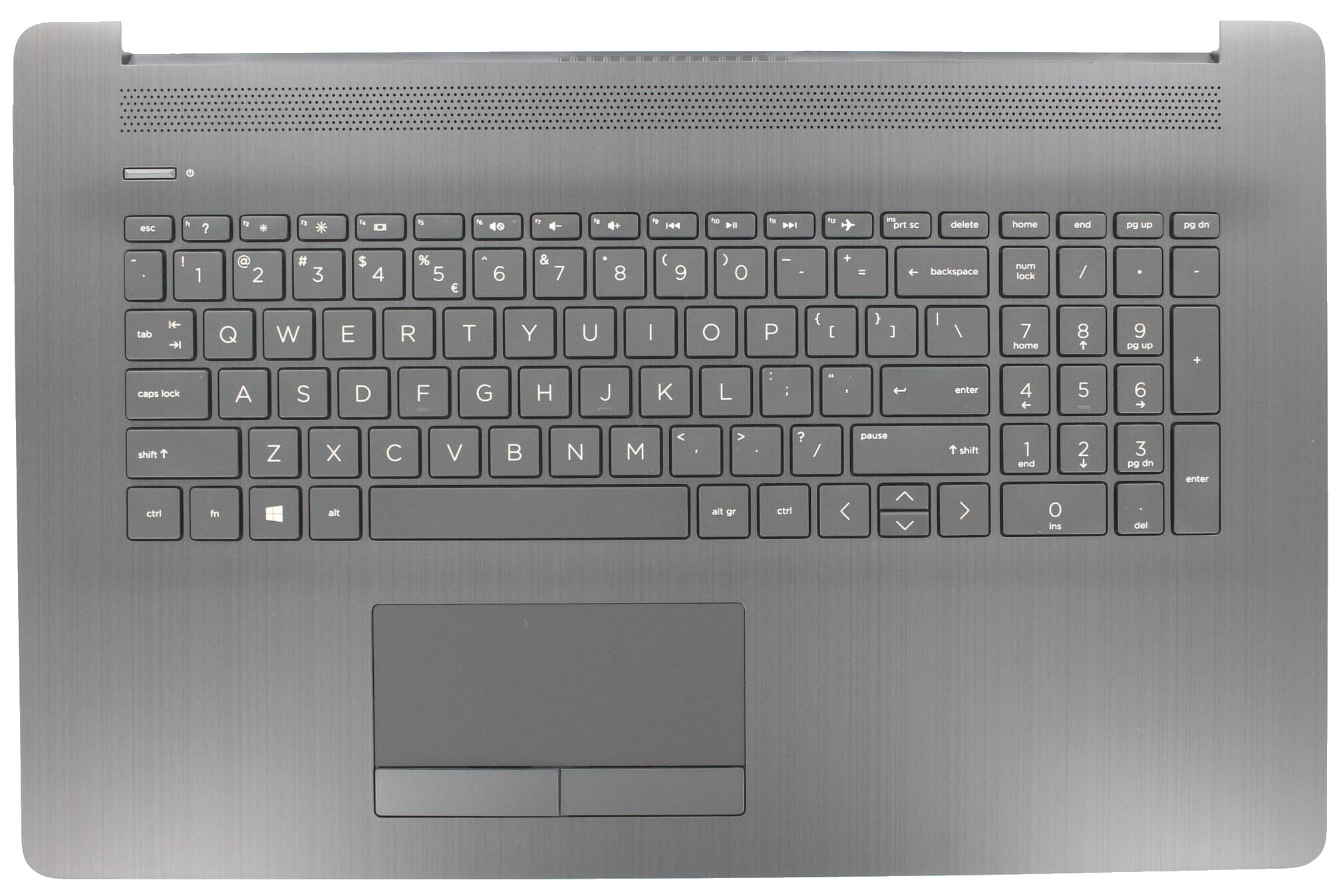 HP Laptop Toetsenbord Qwerty US + Top Cover - Ash Silver