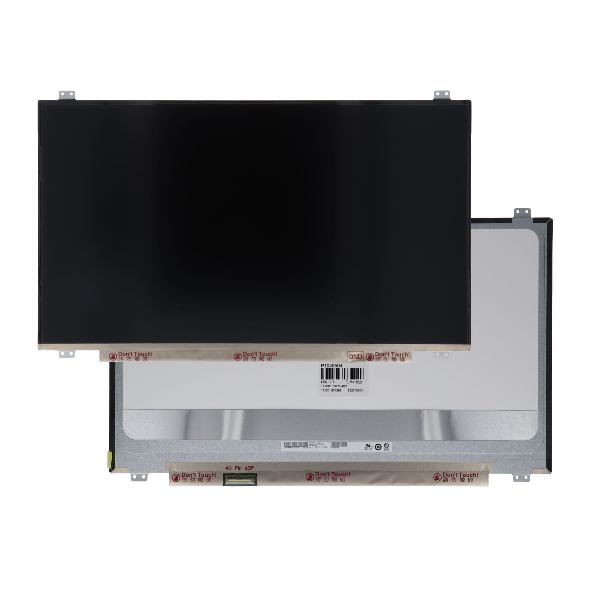 17.3 inch lcd scherm 1920x1080 mat 40pin, 144hz