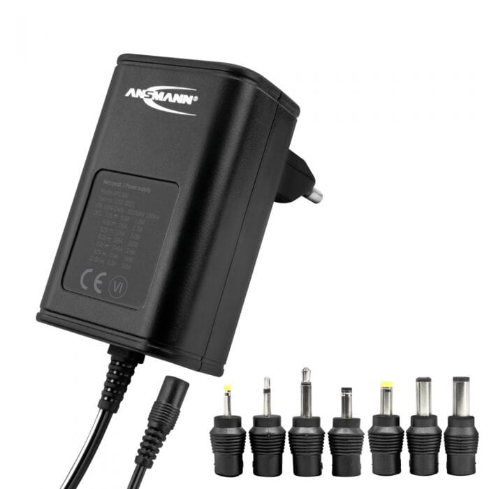 Ansmann APS 300 3 12 V DC universele stekkervoeding 3.6W