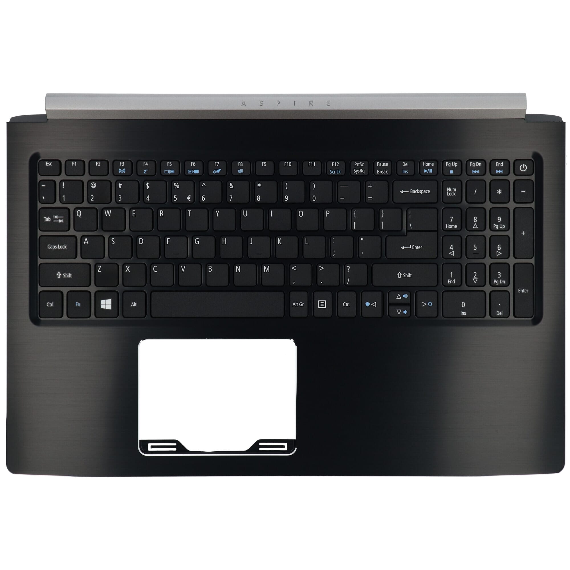 Ty acer laptop toetsenbord qwer us + top cover