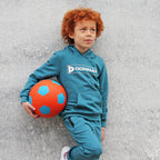 hoodie Jess junior polykatoen blauw maat 152