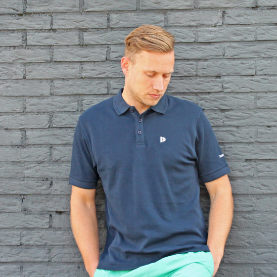 poloshirt Noah heren katoen rood maat M
