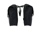 Dresco basic shopper dubbele fietstas 26 liter nylon zwart