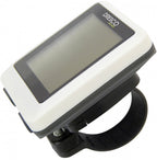 Dresco draadloze fietscomputer - 12 functies – grote display – scanfunctie – spatwaterdicht – incl. (cr2032) batterijen – klok (12 of 24 uur) - automatische start stop – achtergrondverlichting – incl. bevestigingsmaterialen - wit
