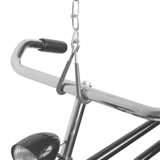 Dresco fiets ophanghaken aan ketting - fietshaken voor ophangen fiets aan plafond