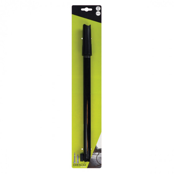 Dresco framepomp - 420mm - zwart - dunlop presta