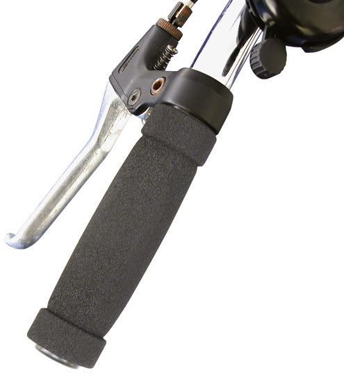 Dresco handvat foam zwart 2 stuks