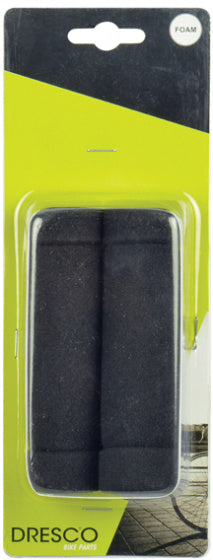 Dresco handvat foam zwart 2 stuks
