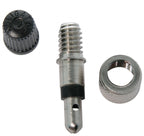 kogelventielen staal zwart/zilver 4 stuks