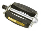 Dresco fietspedalen - classic - chroom zwart