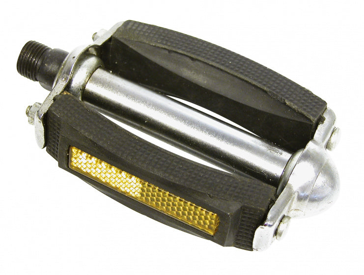 Dresco fietspedalen - classic - chroom zwart